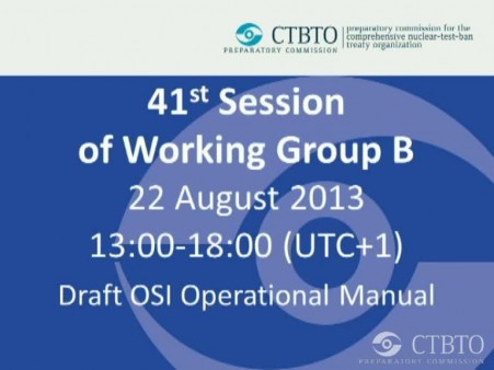 Draft OSI Operational Manual