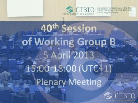 Plenary Meeting