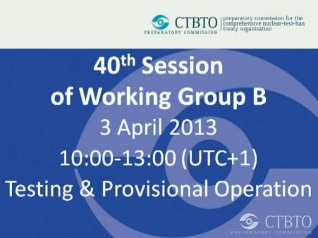 Testing and Provisional Operation