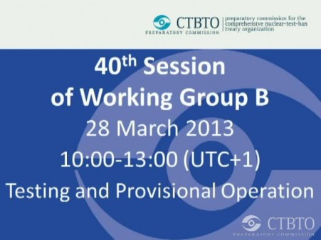 Testing and Provisional Operation