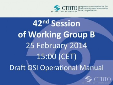 Draft OSI Operational Manual