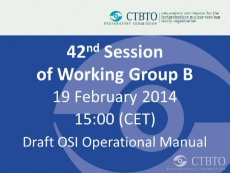 Draft OSI Operational Manual