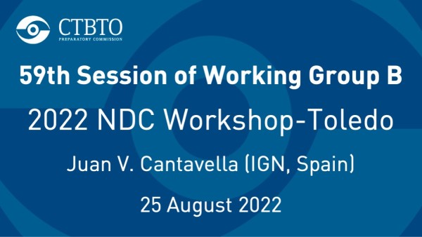 2022 NDC Workshop-Toledo-Juan V. Cantavella (IGN, Spain)