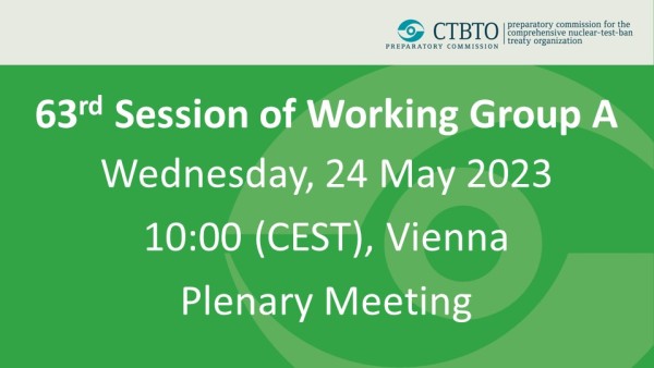 WGA-63 - Plenary Meeting - Opening Session