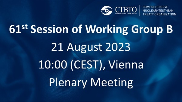 WGB-61 - Plenary Meeting - Opening