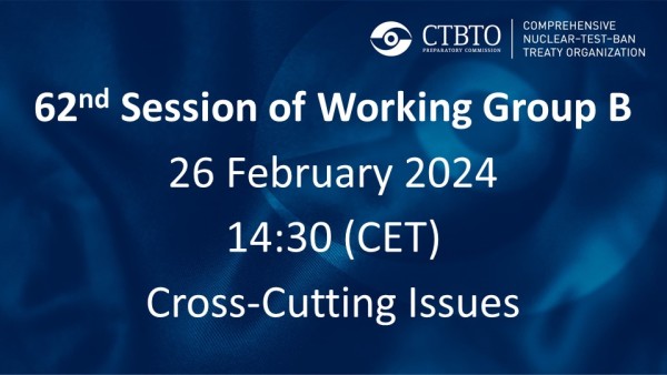 WGB-62 - Cross-Cutting Issues