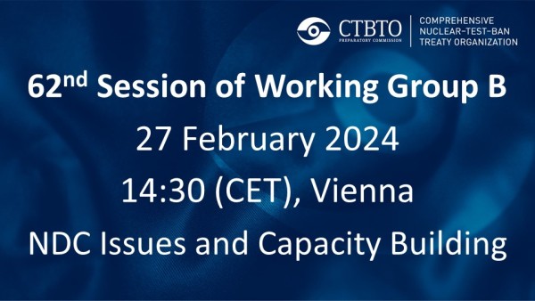 WGB-62 - National Data Centre (NDC) Issues and Capacity Building