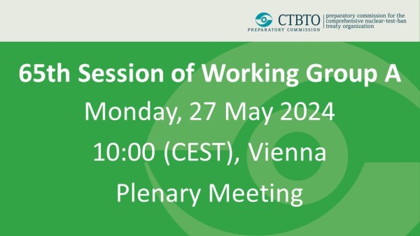 WGA-65 - Plenary Meeting - Opening