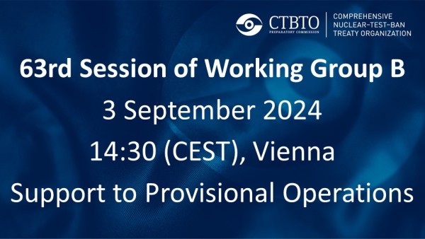 WGB-63 - Support to Provisional Operations