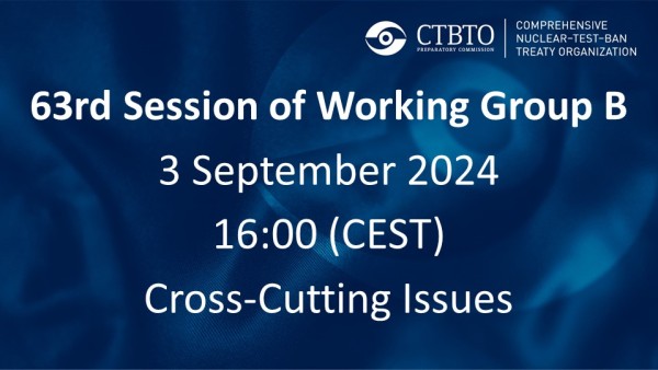 WGB-63 - Cross-Cutting Issues