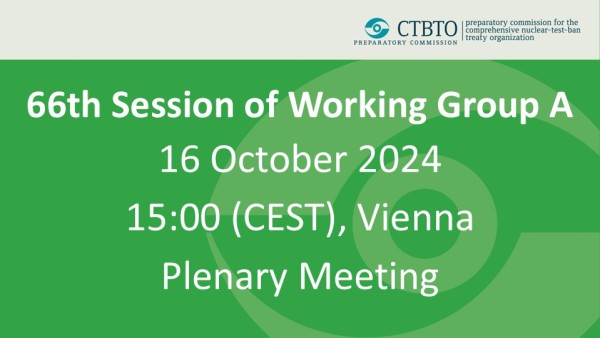 WGA-66 - Plenary Meeting - Statements