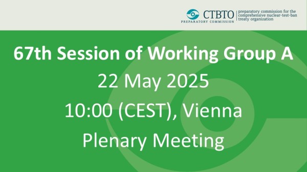 WGA-67 - Plenary Meeting - Opening