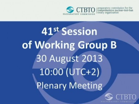 Plenary Meeting