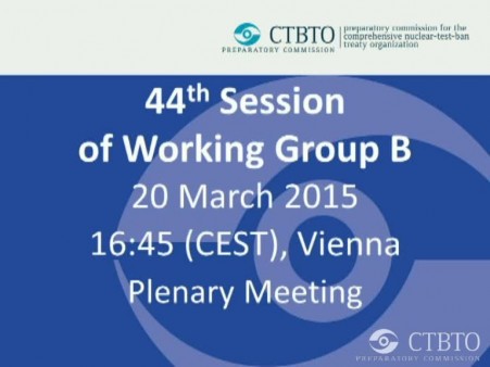 Plenary Meeting