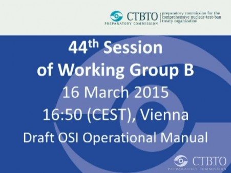 Draft OSI Operational Manual