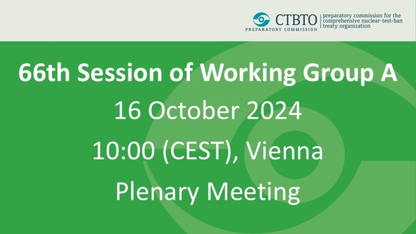 WGA-66 - Plenary Meeting - Opening